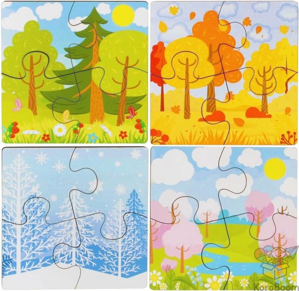 Фон времена года для детей