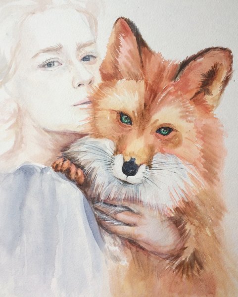 Лиса портрет