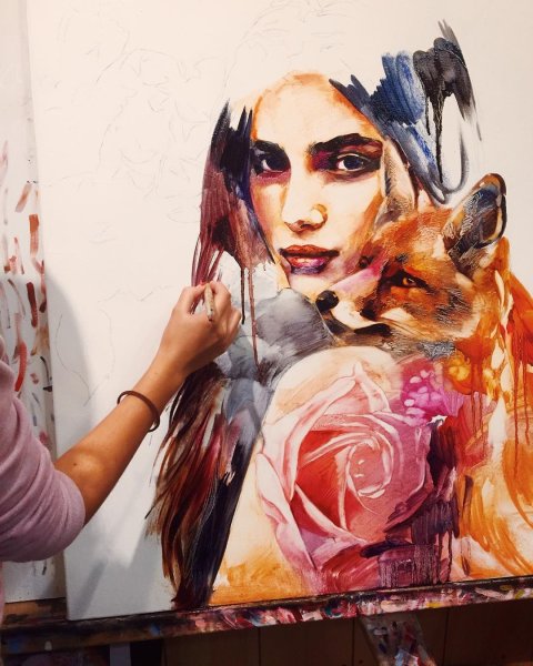 Димитра Милан картины