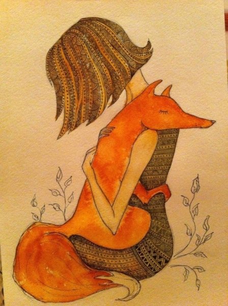 Лиса иллюстрация