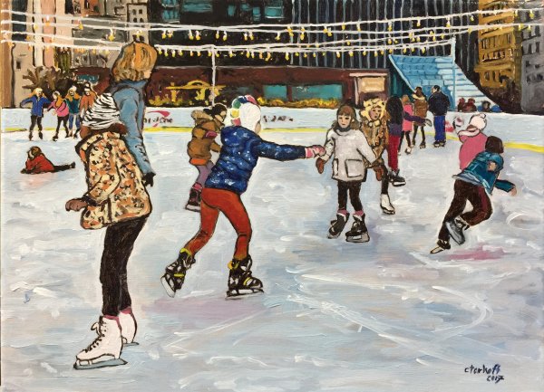 Картины с катком