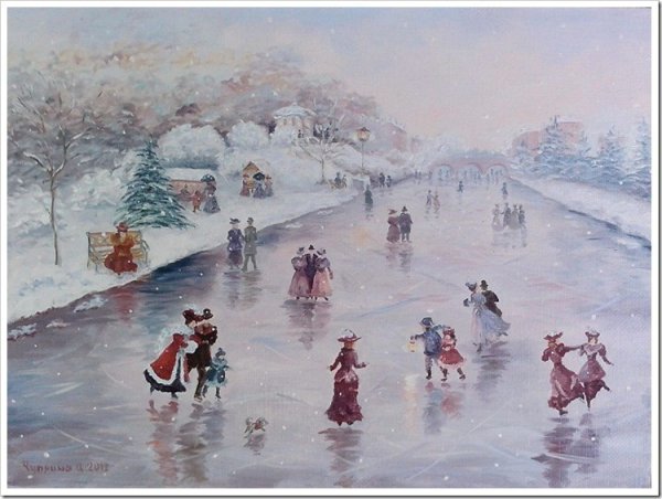 Картина каток Чуприн