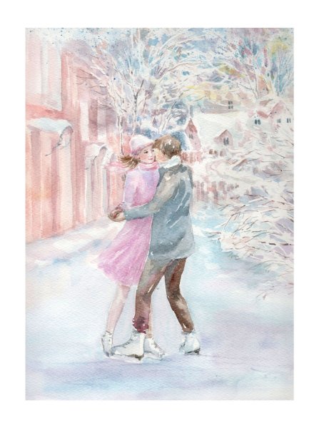 Влюбленные на коньках