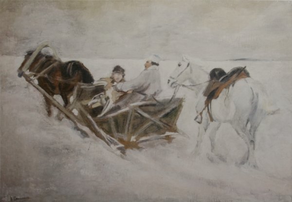 Алексей Степанов художник картины с борзыми