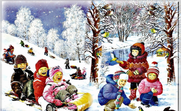 Зима для детей дошкольного возраста