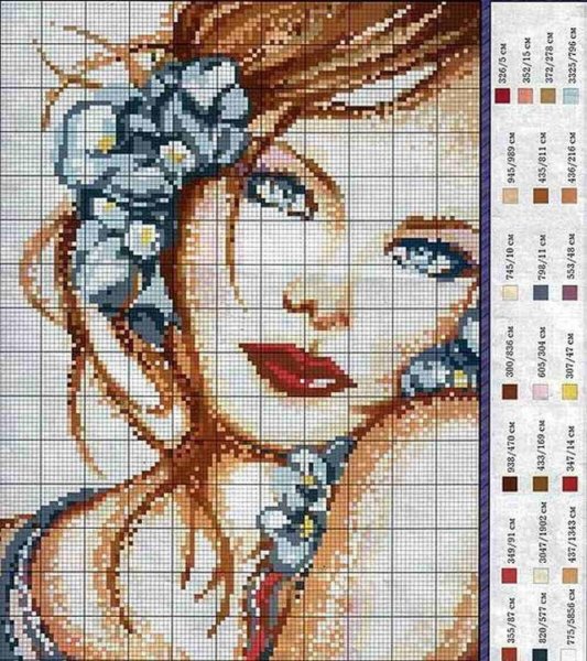 Dimensions набор для вышивания passion Flower Angel (цветочный ангел) 27 х 27 см (35229)