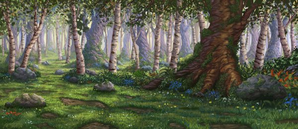 Сказочная Полянка в лесу