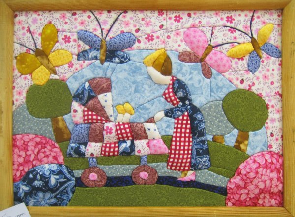 Панно техника кинусайга