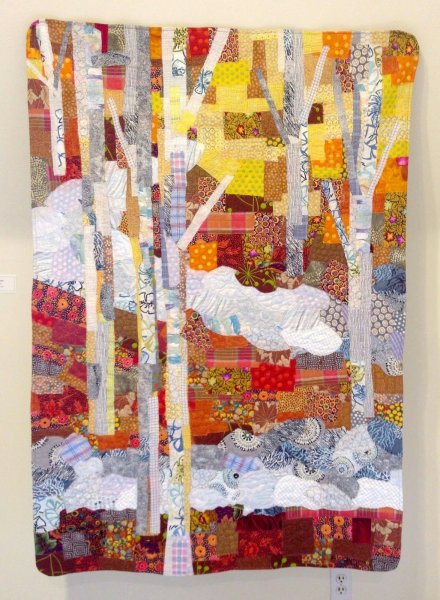 Лоскутные картины Карен Экмайер