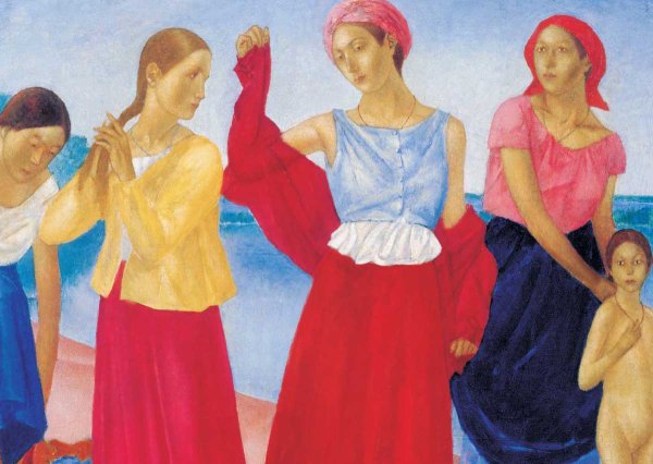 Борис Кустодиев красавица 1915