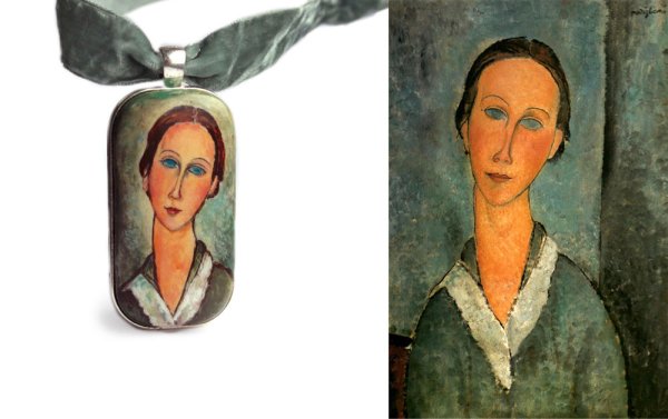 Амедео Модильяни девушка в матроске