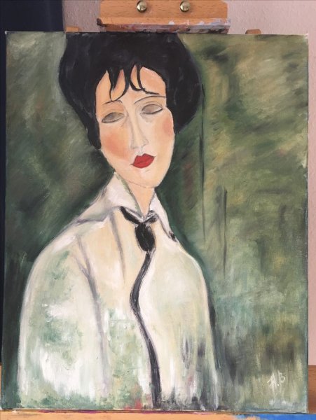 Портрет Жанны эбютерн