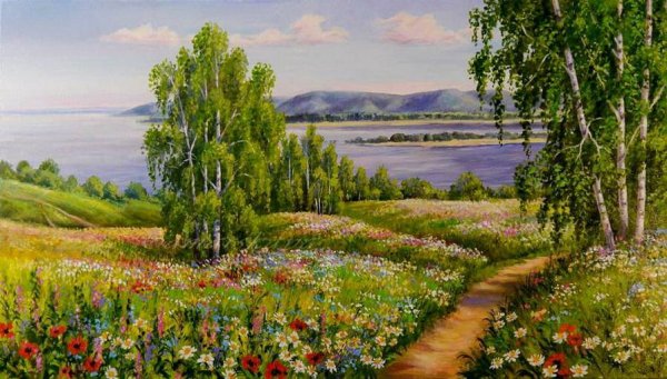 Живопись художник Елена Михайловна Самарская.