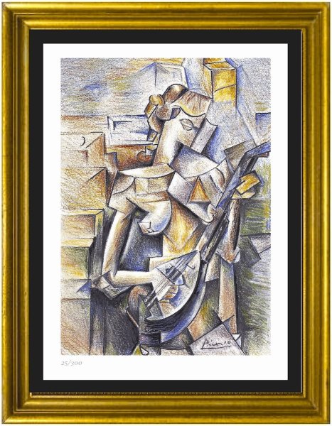 Пабло Пикассо гитара 1913