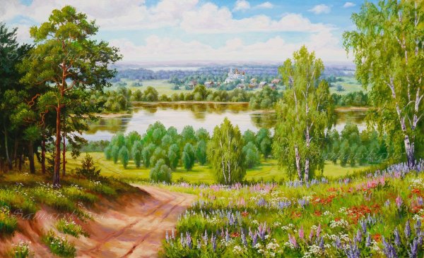 Живопись художник Елена Михайловна Самарская.