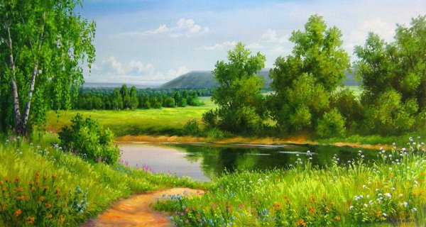 Живопись художник Елена Михайловна Самарская.