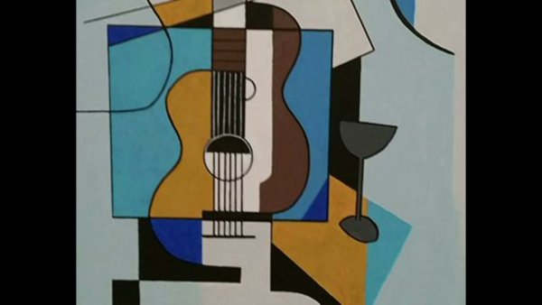 Пикассо гитара кубизм