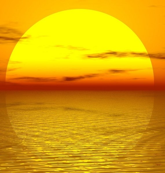 Красивый рассвет