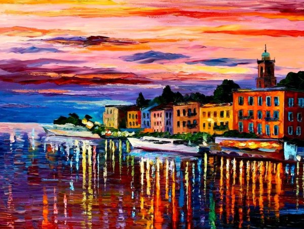 Озеро Комо Белладжио картина