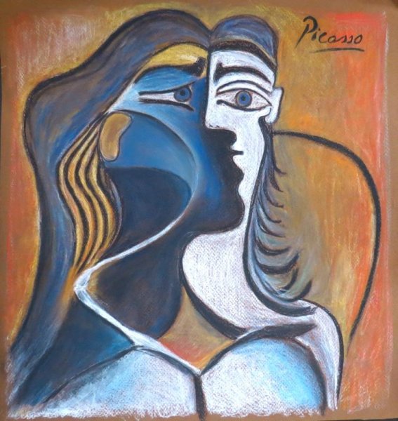 Картина два лица Пикассо