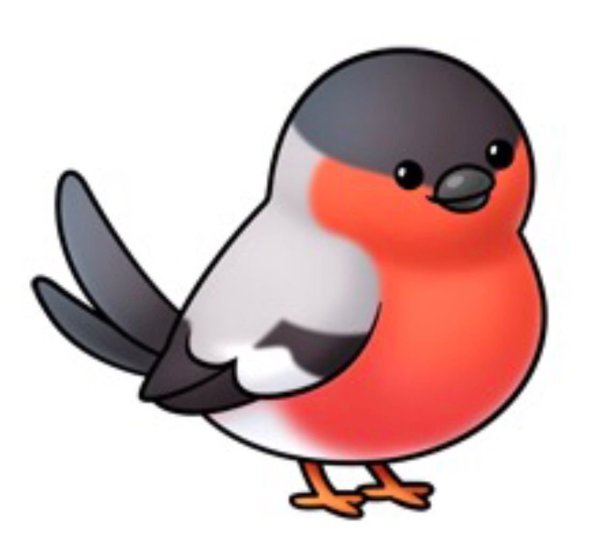 Снегири мультяшные