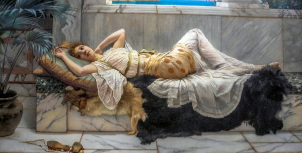 Джон Уильям годвард, «сладкое безделье» (1904)