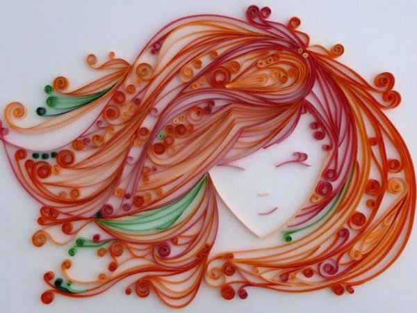 Квиллинг лицо