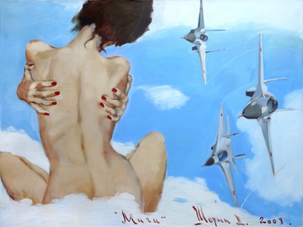 Дмитрий Шорин картины про самолеты