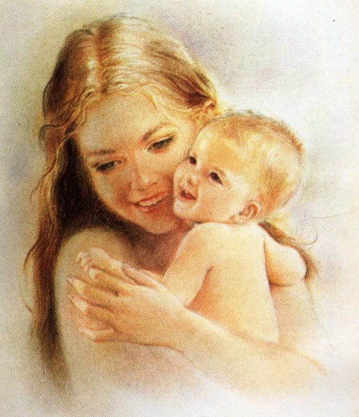 Вышивка мать и дитя золотое Руно