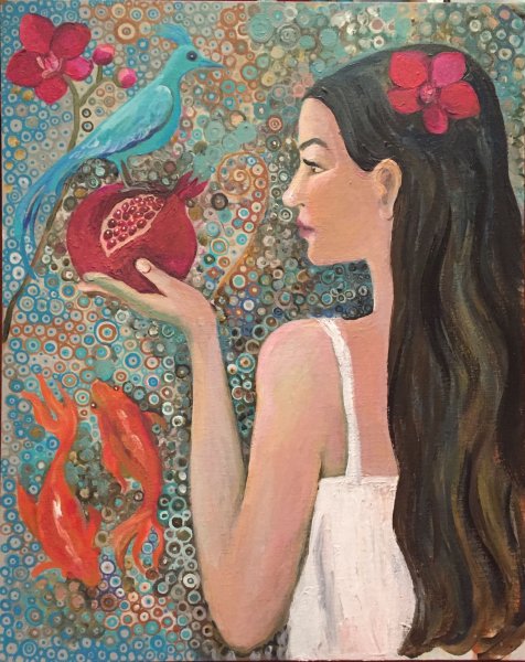 Нурлан Килибаев девушка с гранатом