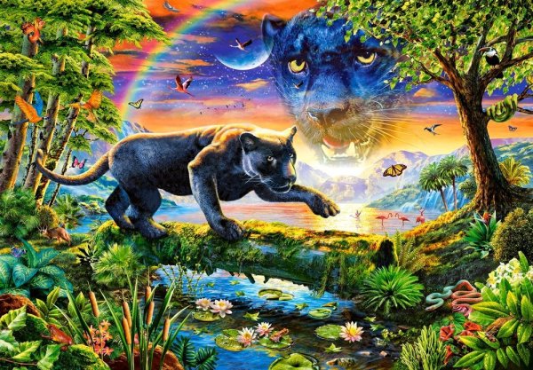 Большие картины из пазлов