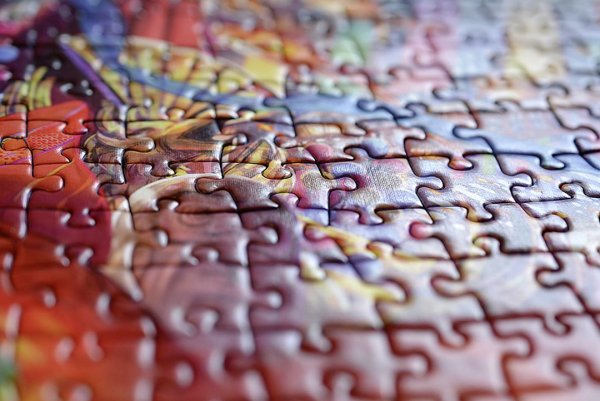 Большая картина из пазлов