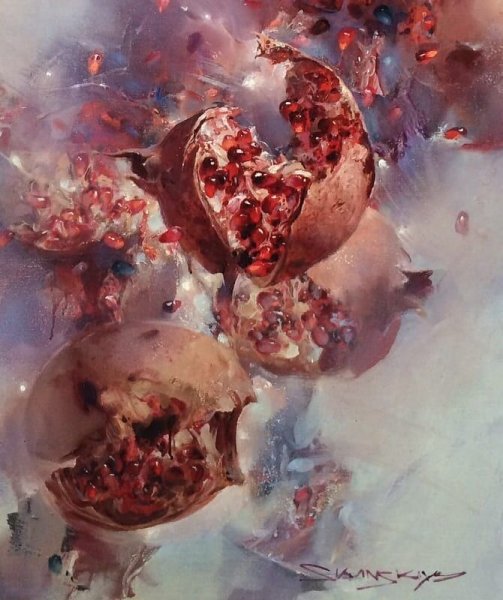 Триптих гранат