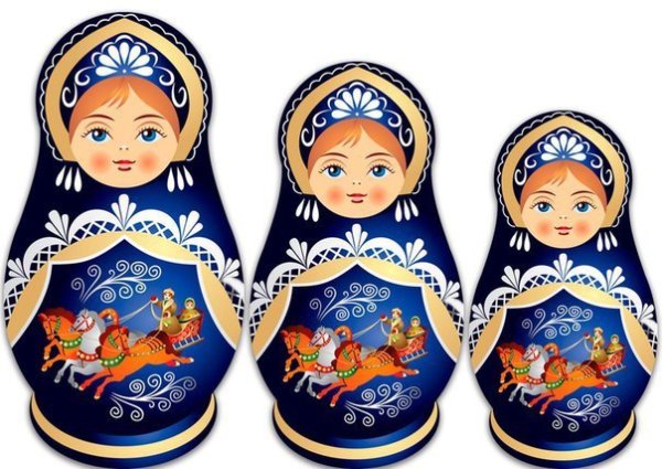 Матрешки по величине