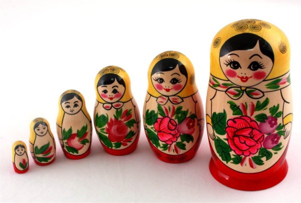 Русские матрешки Семеновская