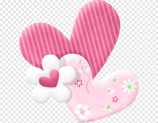 Сердечко милое розовое