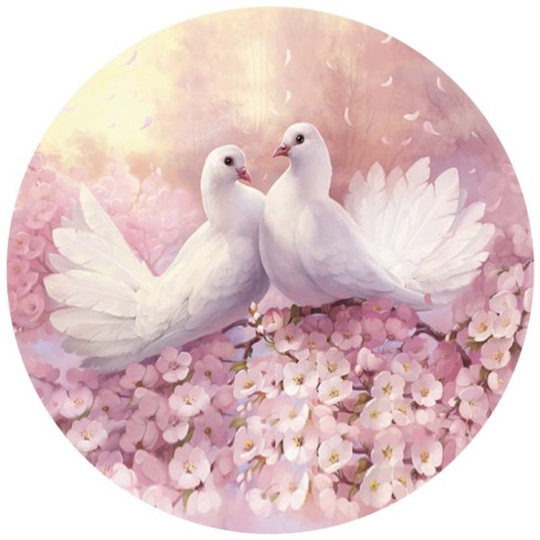 Свадебные голуби