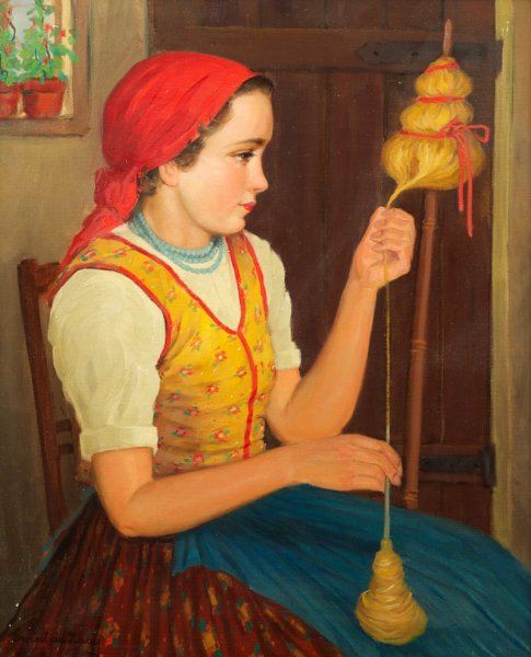 Журавлев Пряха картина