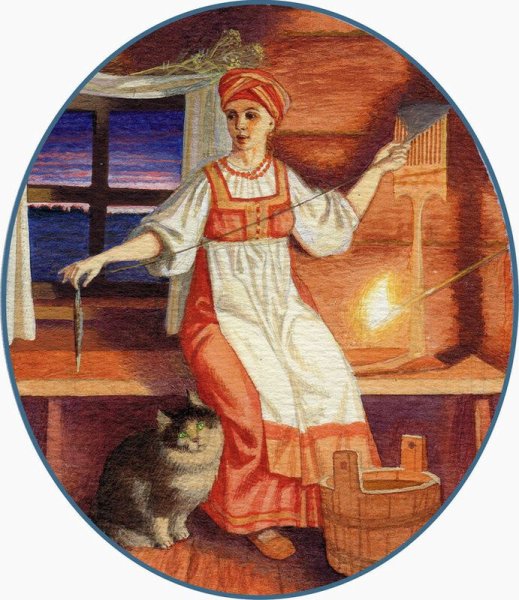 Дубовской Николай Никанорович. Пряха.