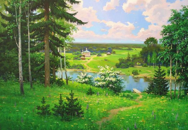 Олег Щербаков пейзажи