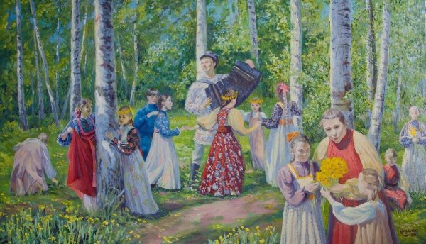 Троицын день на Руси