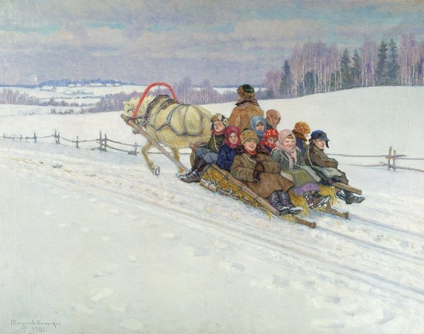 Николай Петрович Богданов-Бельский зима
