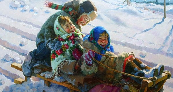 Богданов Бельский катание с горы