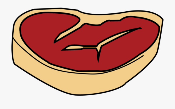 Стейк мультяшный