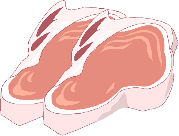 Стейк мультяшный