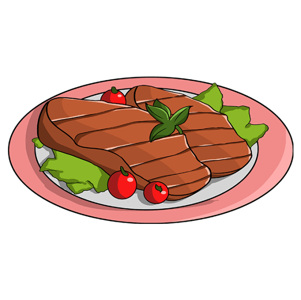 Мясо мультяшное