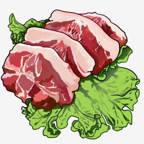 Кусок мяса из мультика