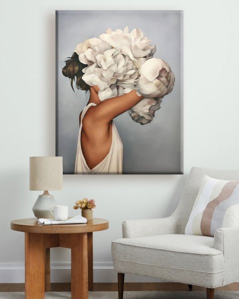 Эми Джадд девушка и пионы