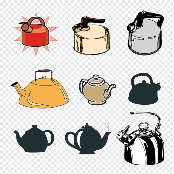 Чайник вектор