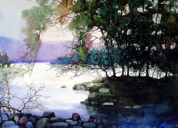 Американский художник з. Фенг